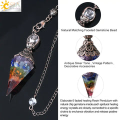 Chakra Healing Pendulum Crystals