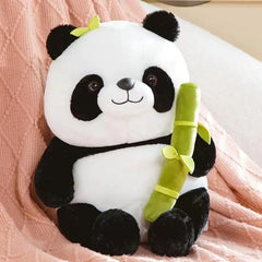 Bamboo Tube Panda Stuffed Animal