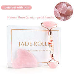 Natural Rose Quartz Jade Roller