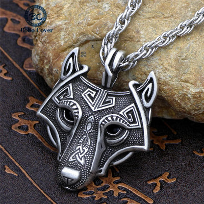 Viking Wolf Warrior Necklace