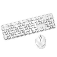 Wireless Round Keycap Keyboard Set