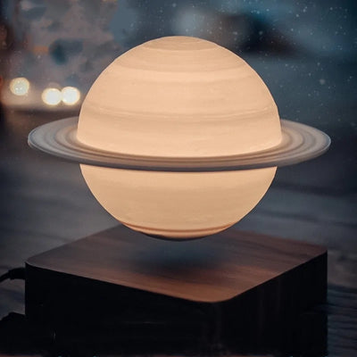 Levitating Moon/Mars/Saturn Lamp