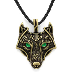 Viking Wolf Warrior Necklace