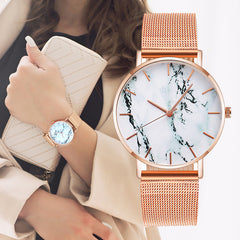 Fashion  Marble Watch for Women -  Quartz Watches